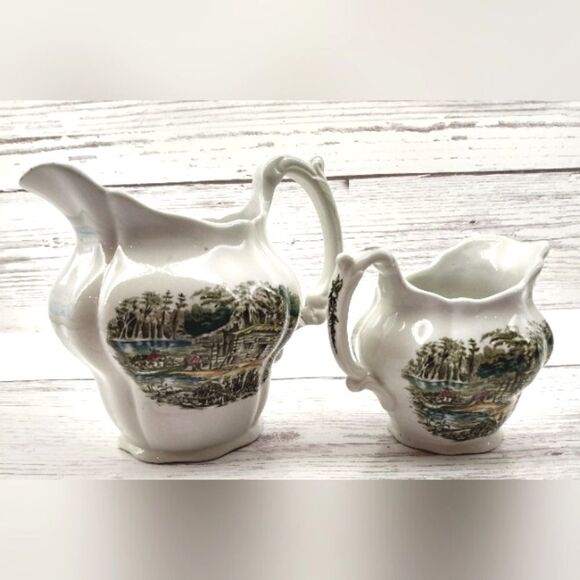 Ridgeway Staffordshire England Other - Ridgeway Staffordshire England Bartlett Scene's Lake Lac Chaudiere 1842 Quebec